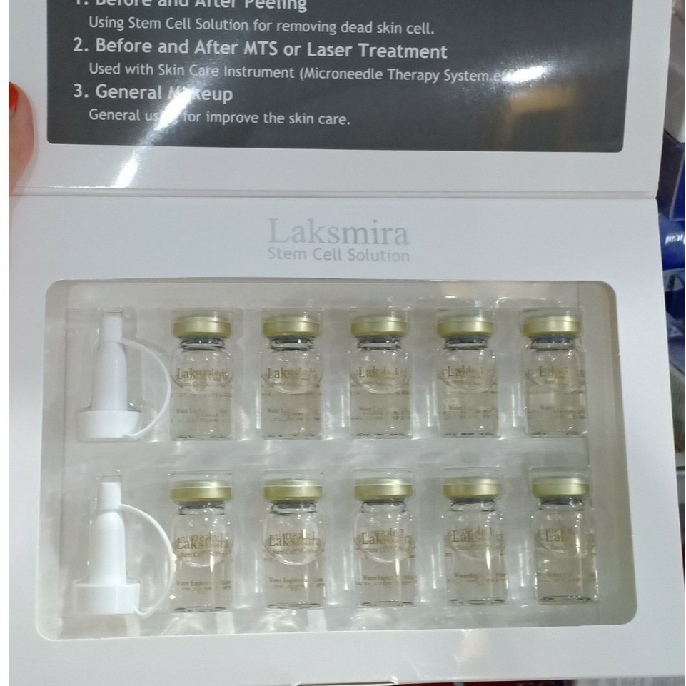 Tế bào gốc Laskmira Hàn Quốc trắng da se khít lỗ chân lông