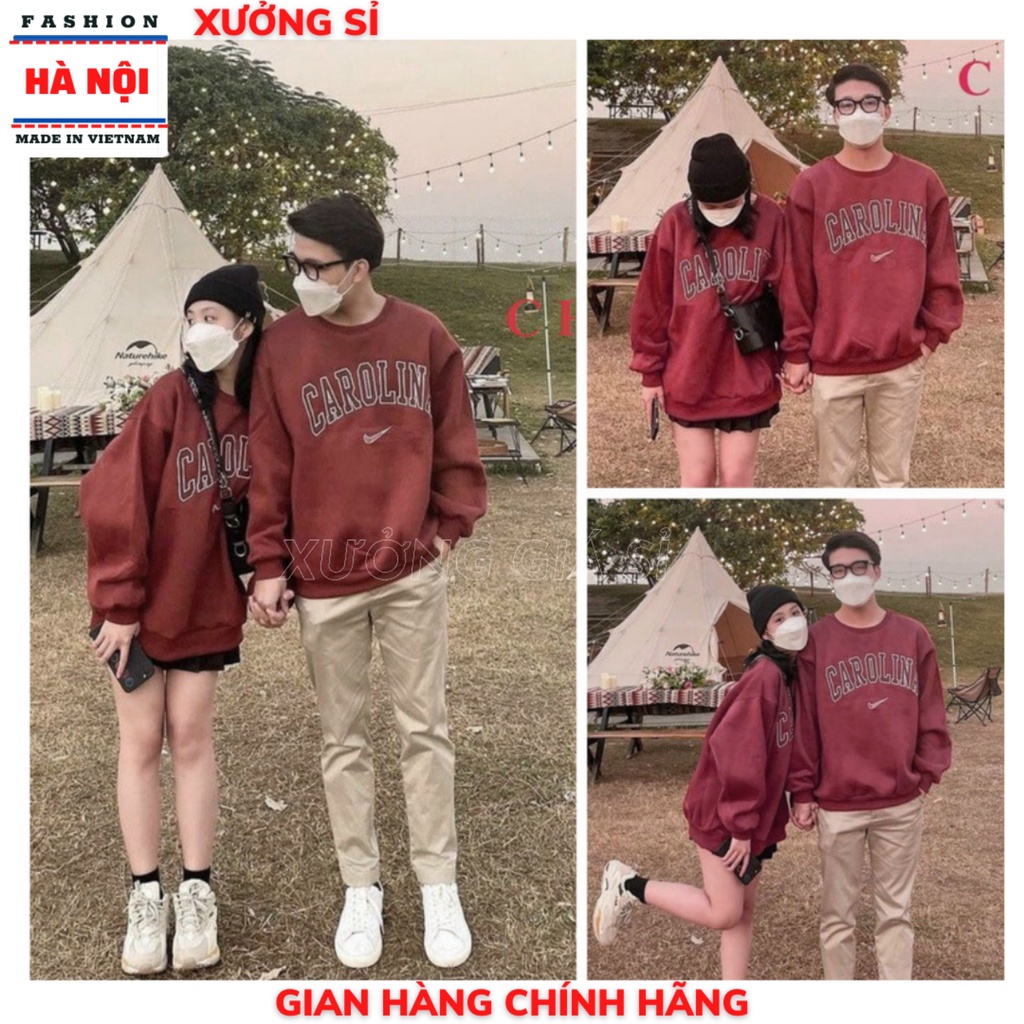 Áo Thun Nỉ Nan Nữ Mặc Đôi Chất Dày Dặn Ấm Áp, Áo Cặp Đôi Unisex Thời Trang Sang Chảnh