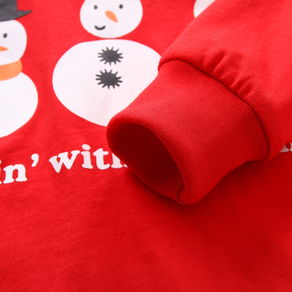 Bộ đồ ngủ pijama vải cotton họa tiết ông già noel dễ thương cho bé