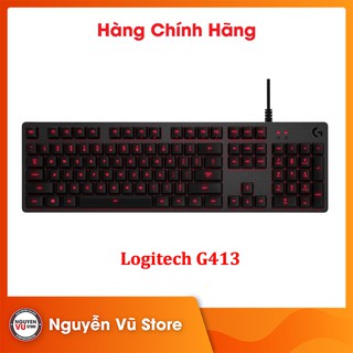 Bàn phím Gaming Logitech G413 Carbon - Hàng Chính Hãng