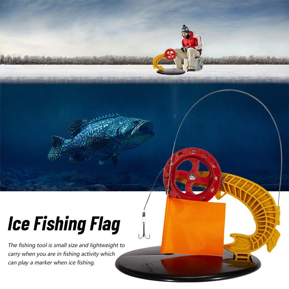 YOLA Set 2 Cờ Kim Loại Gắn Cần Câu Cá Mùa Đông