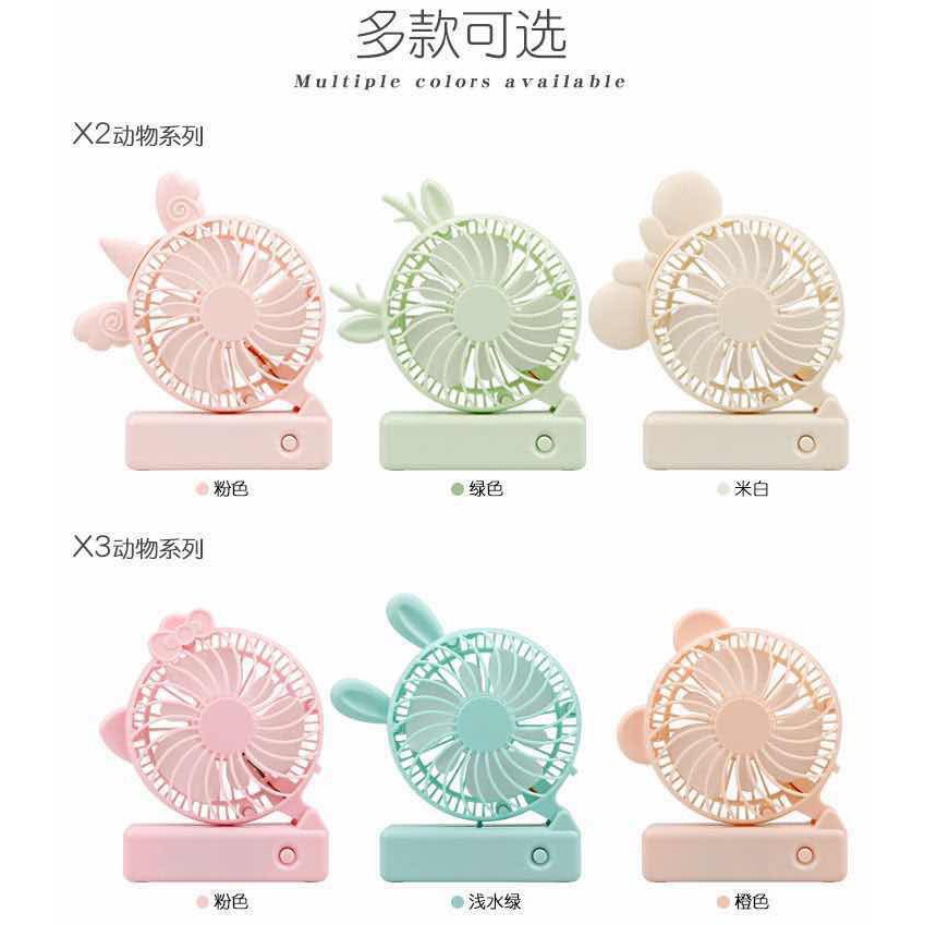 (NHẬP TIPH2K GIẢM NGAY 2K)QUẠT MINI CẦM TAY GẤP NGANG X2/X3