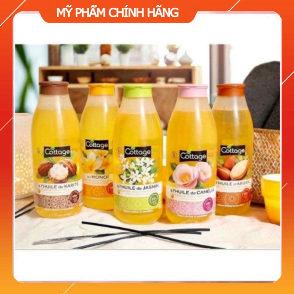 [HÀNG PHÁP] Sữa tắm dưỡng thể, trắng mịn da COTTAGE 560ML