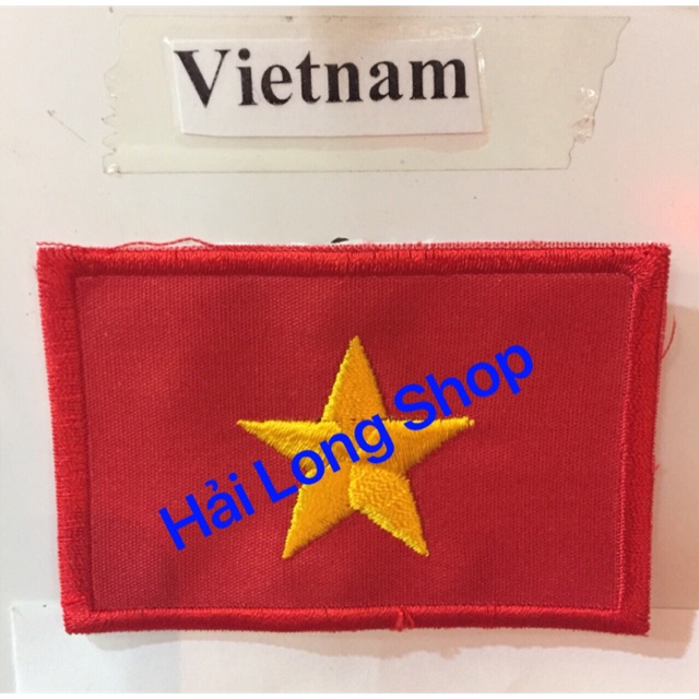 Combo 5 cờ thêu các nước - ( Flags of the world ) - size 5cmx7cm