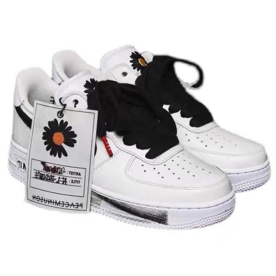 HOT 2021  GIÀY SNEAKER NAM NỮ AF1 MÀU TRẮNG BẢN SƠN HOA CÚC ĐEN CAO CẤP FULL SIZE 36-43, MIỄN PHÍ VẬN CHUYỂN TOÀN Q