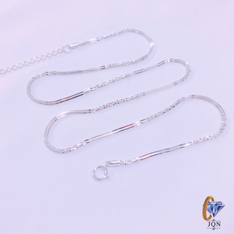 Dây chuyền bạc S925 bông xù mẫu mới/ Vòng cổ JQN