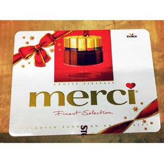 Socola Merci Finest hỗn hợp 7 vị – hộp thiếc 500g