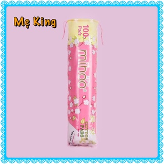 [Chính hãng] BÔNG TẨY TRANG MIHOO 100 MIẾNG VIỀN BÔNG ÉP CHẶT - BÔNG TẨY TRANG MIHOO 180 +20  COTTON PADs