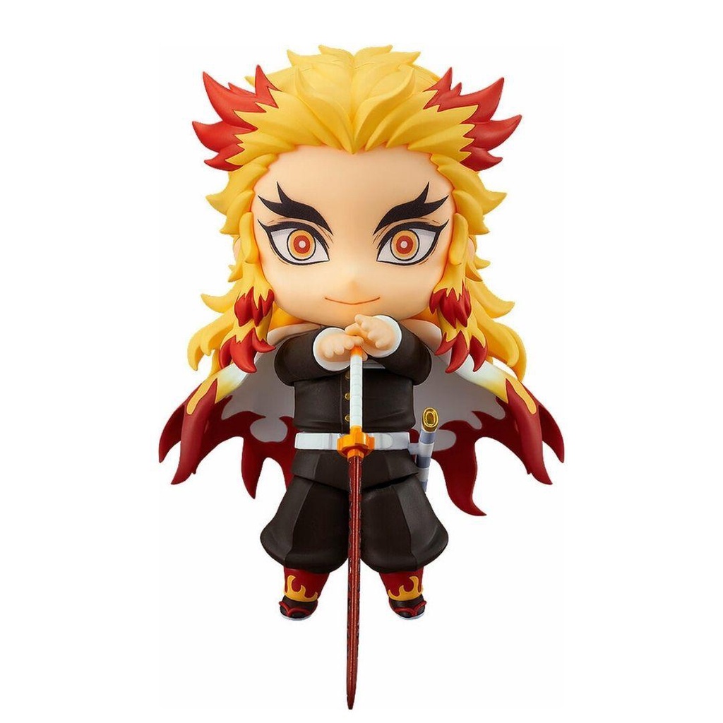 Mô hình Kimetsu no Yaiba Kyojuro Rengoku 10cm 1541 Nendoroid Good Smile Mô hình có khớp Chính hãng Nhật KYND04