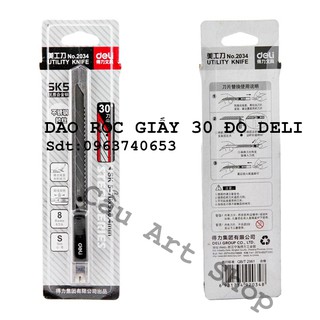 DAO RỌC GIẤY 30 ĐỘ DELI