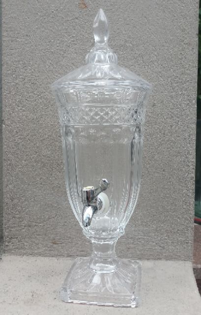 Ly cup thủy tinh giả pha lê 3l