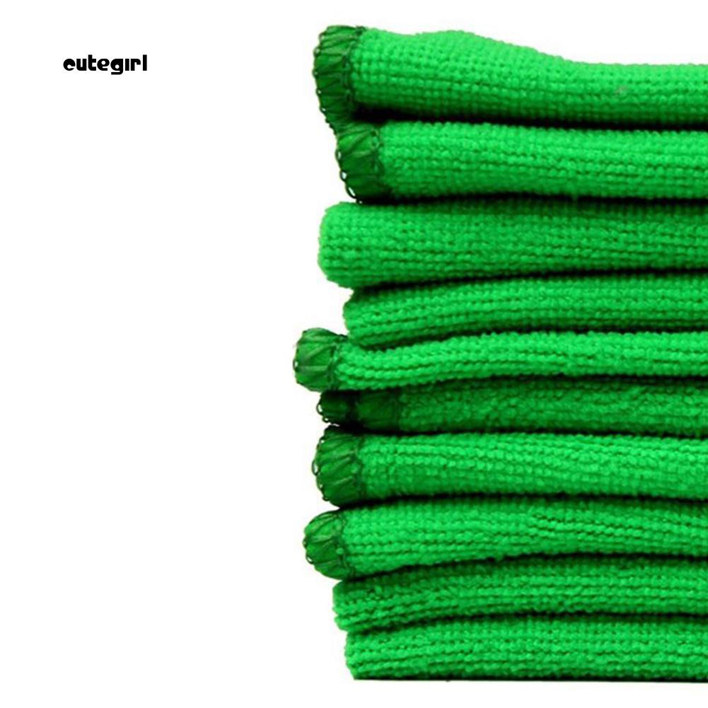 Set 10 khăn siêu thấm hút mềm mại dùng để lau xe hơi