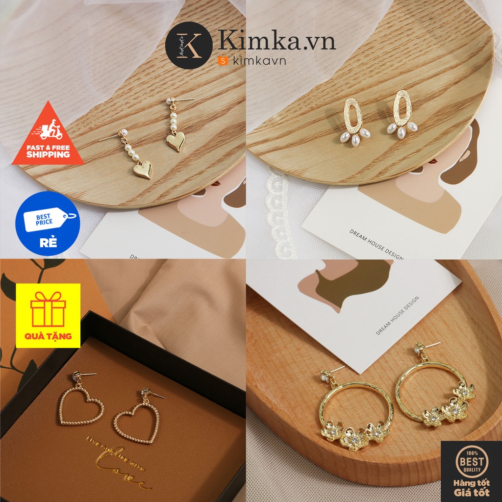 (0349a) Khuyên Tai Vintage Bạc S925 Thanh Lịch Nổi Bật Hàn Quốc