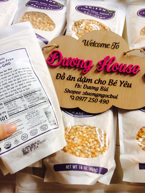 BẮP HẠT (NGÔ) HỮU CƠ EDISON Date mới 02/2022 | BigBuy360 - bigbuy360.vn