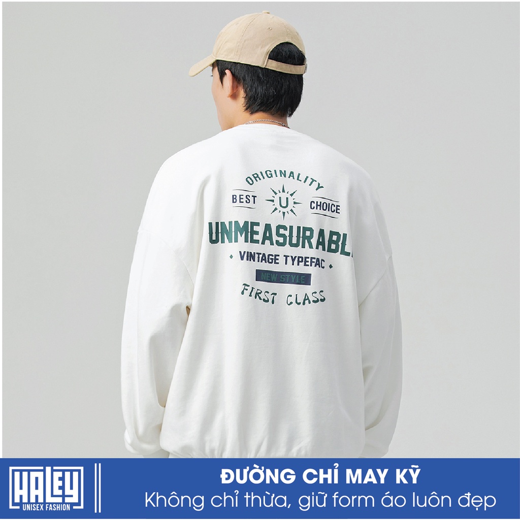 Áo Sweater Unisex Nam Nữ HALEY Best HD127 Choice Sweater Tay Lỡ Form Rộng Hoodie không mũ