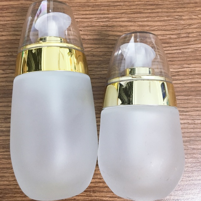 Chai lọ thuỷ tinh chiết đựng serum hình trứng