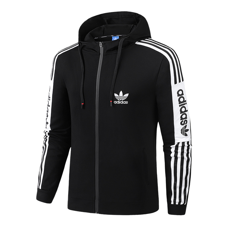 Áo Khoác Adidas Dáng Rộng Có Mũ Trùm Cá Tính Dành Cho Nam Và Nữ