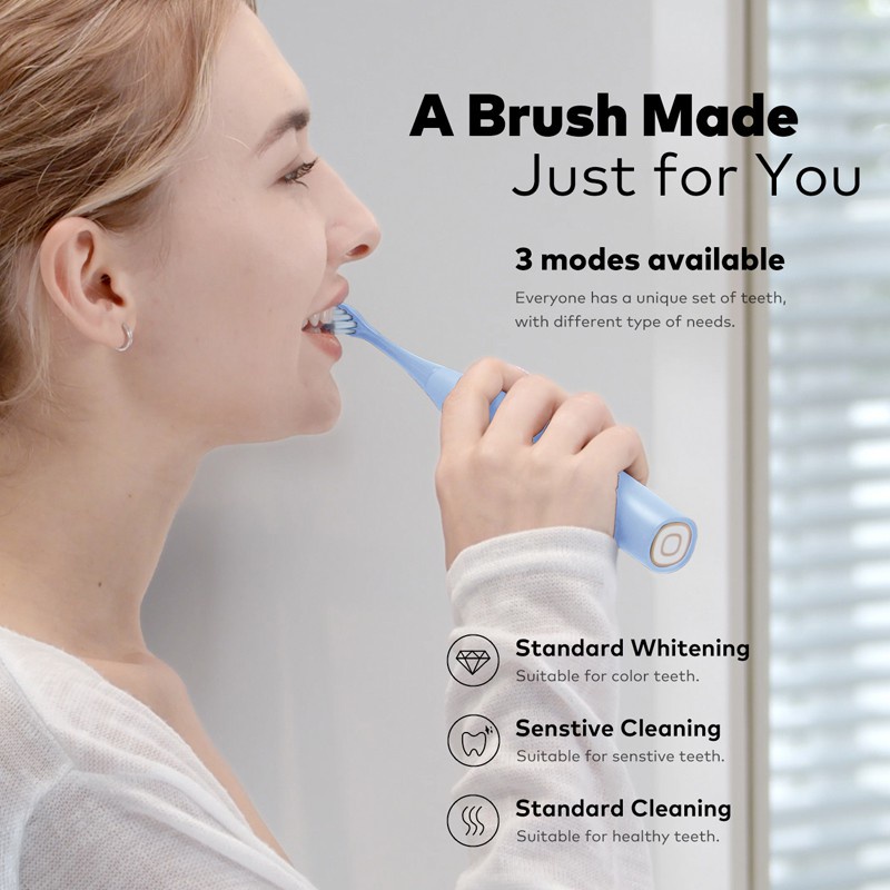 Bàn chải điện Xiaomi Oclean F1 Sonic Electric Toothbrush Tế Sóng Siêu Âm Chống Nước IPX7 3 Chế Độ Cho Người Lớn