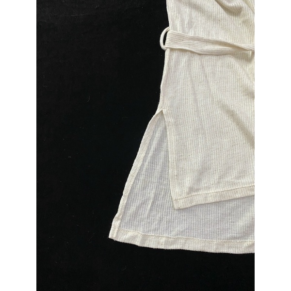 Áo thun gân a.newday trắng/ hồng  - Thanh lý vnxk