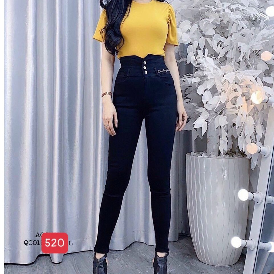 .8 MẪU Quần Jean dày dặn Nữ Lưng Cao Hàn Quốc bao đẹp rẻ thời trang nhất 2020, bao đẹp chất lượng.