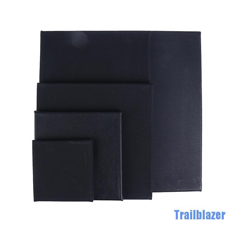 Khung Tranh Sơn Dầu Vải Canvas Hình Vuông Màu Đen Khung Gỗ