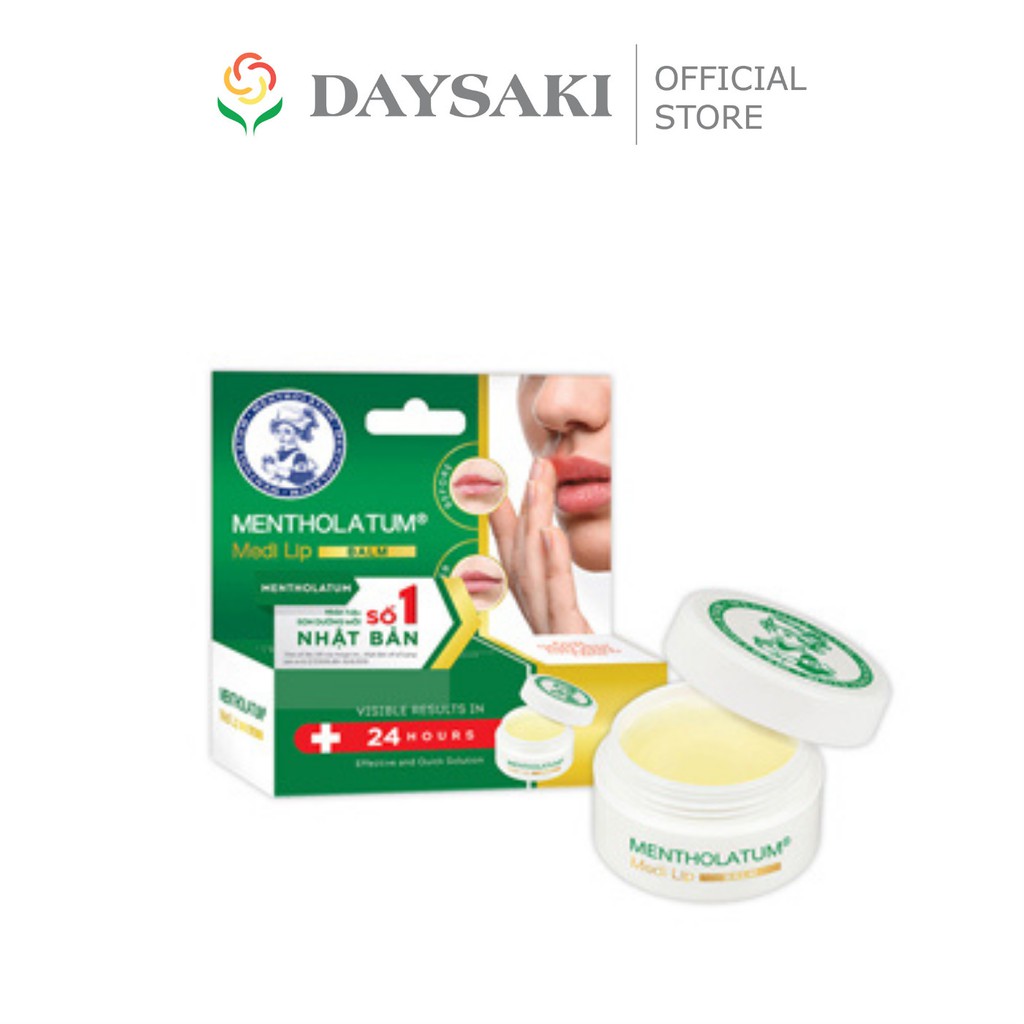 Rohto Mentholatum Son Dưỡng Dành Cho Môi Khô Và Nứt Nẻ Medi Lip Balm 7g