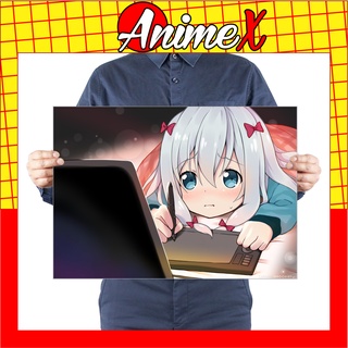 Tấm Poster Anime Eromanga Sensei - Tác Giả Đào Hoa - Áp Phích Dán Tường Dán Kính By AnimeX