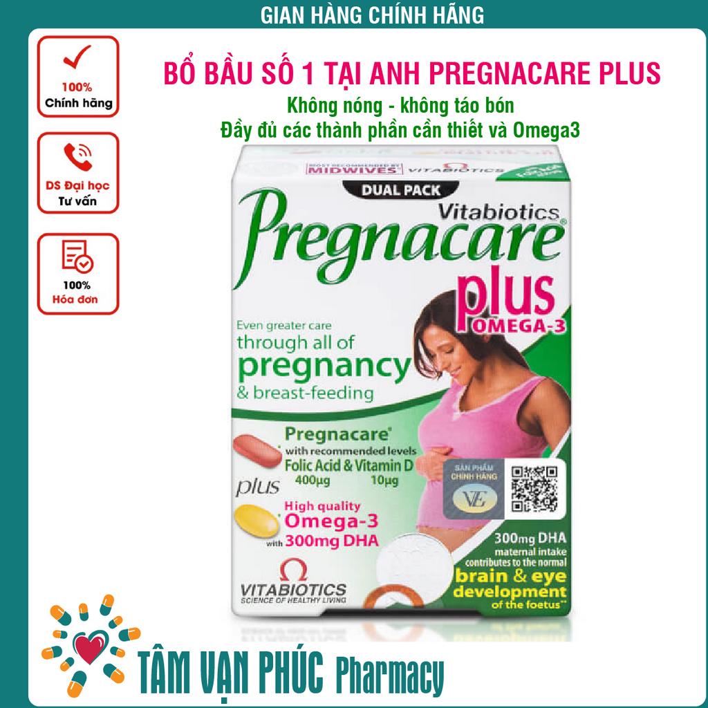 PREGNACARE PLUS OMEGA 3 - Bổ sung Vitamin và khoáng chất cho phụ nữ mang thai và cho con bú