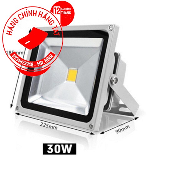 Đèn Pha Led 30W Loại cao cấp ánh sáng trắng