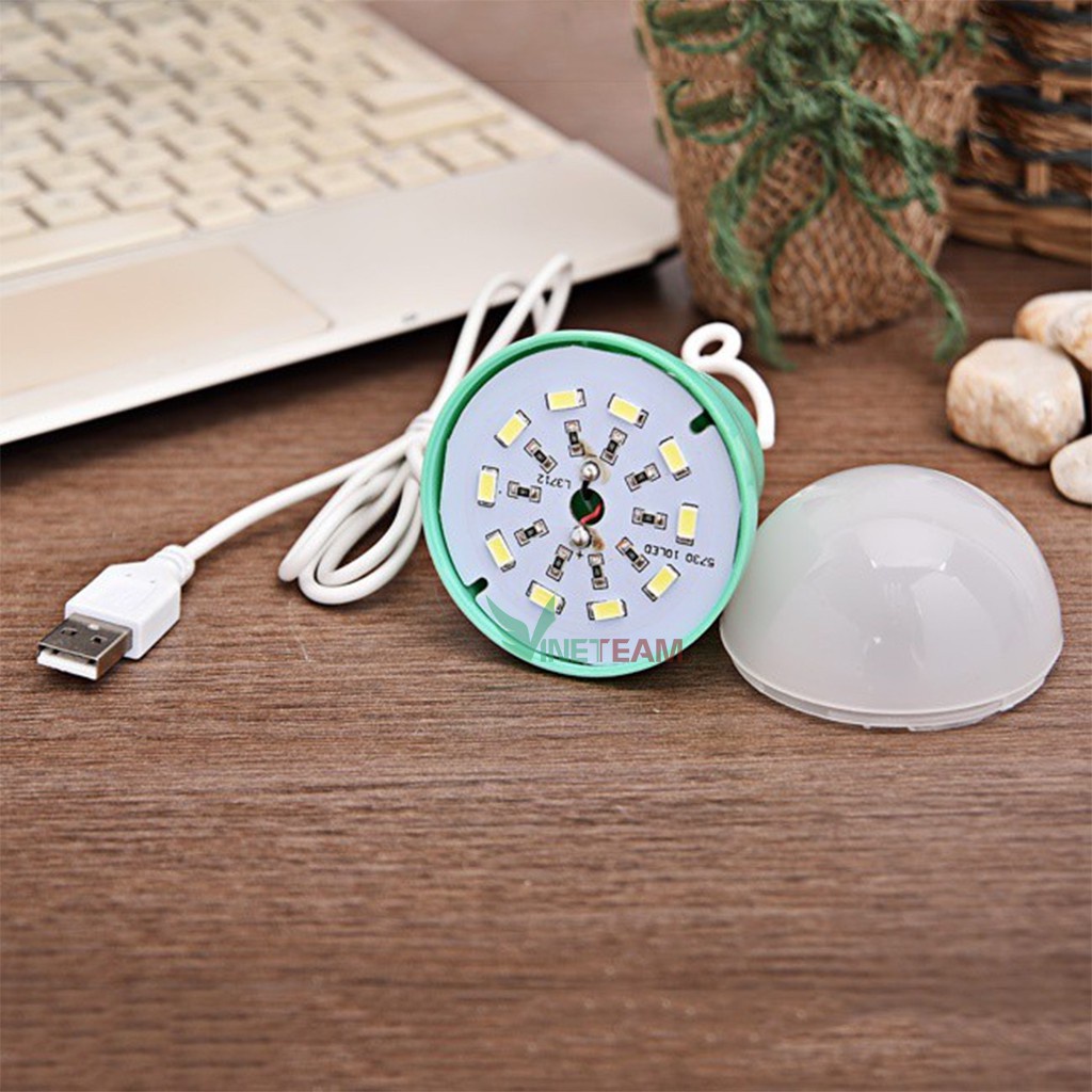 Bóng Đèn Led Bulb USB siêu sáng công suất 5W dùng cắm trại ,trang trí nhà cửa,cửa hàng...