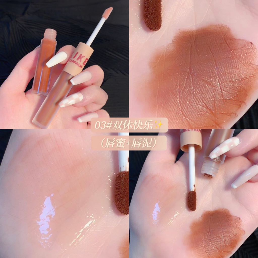 Son Kem Lì + Bóng 2 Trong 1 Uslike Tone Nude 3d Chống Thấm Nước Siêu Hot Son11