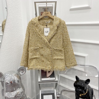 Áo dạ tước xơ cổ vest new - Siêu phẩm 2021