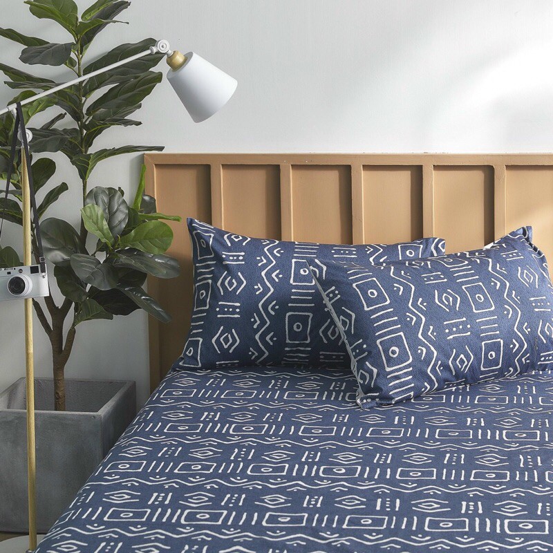 Bộ Ga Gối Cotton Living - 100% Cotton Hoa Nhí , Nhiều Mẫu Xinh