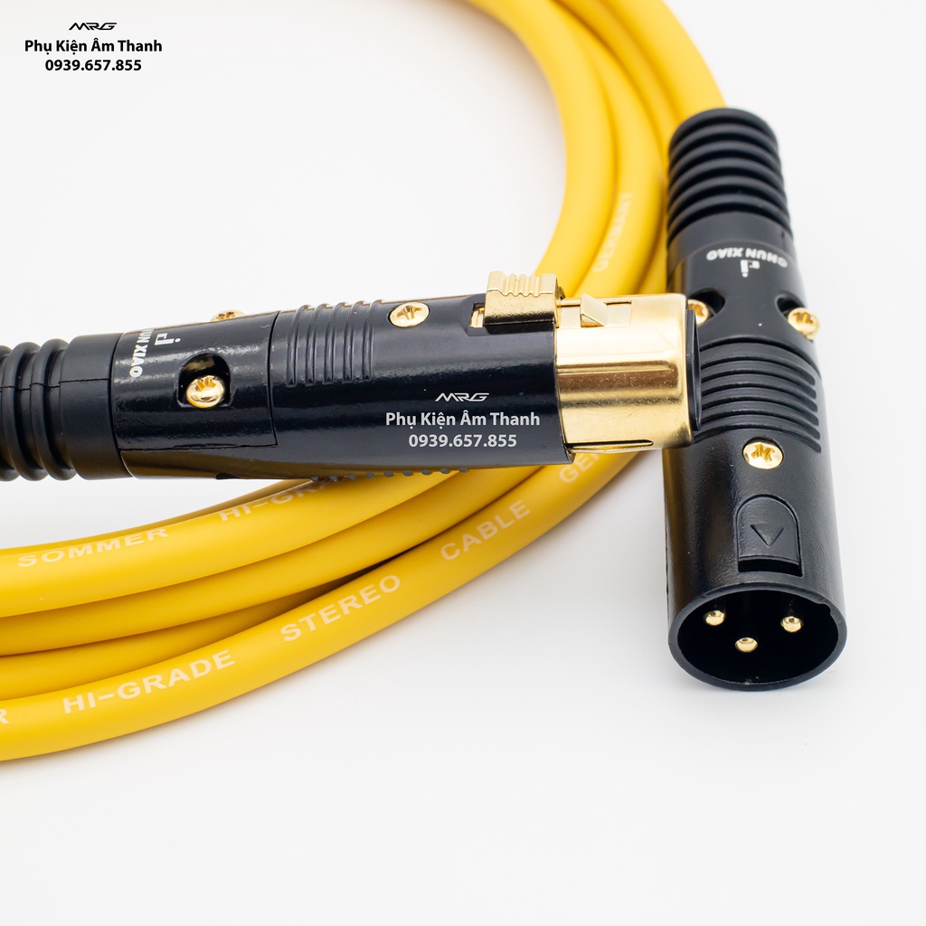 Dây Mic 48V Canon Cao Cấp Chống Nhiễu, Dành Cho Micro Thu Âm, Mic 48v, K200, K320, K600, Mic Karaoke có dây.v.v. - MrG