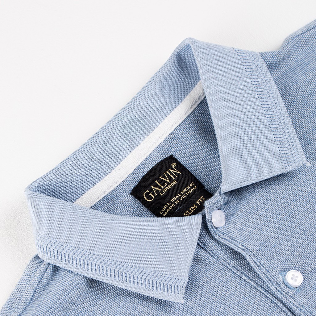 Áo thun polo nam có cổ Galvin bộ nhiều màu chất cotton co giãn PLGV47 | BigBuy360 - bigbuy360.vn