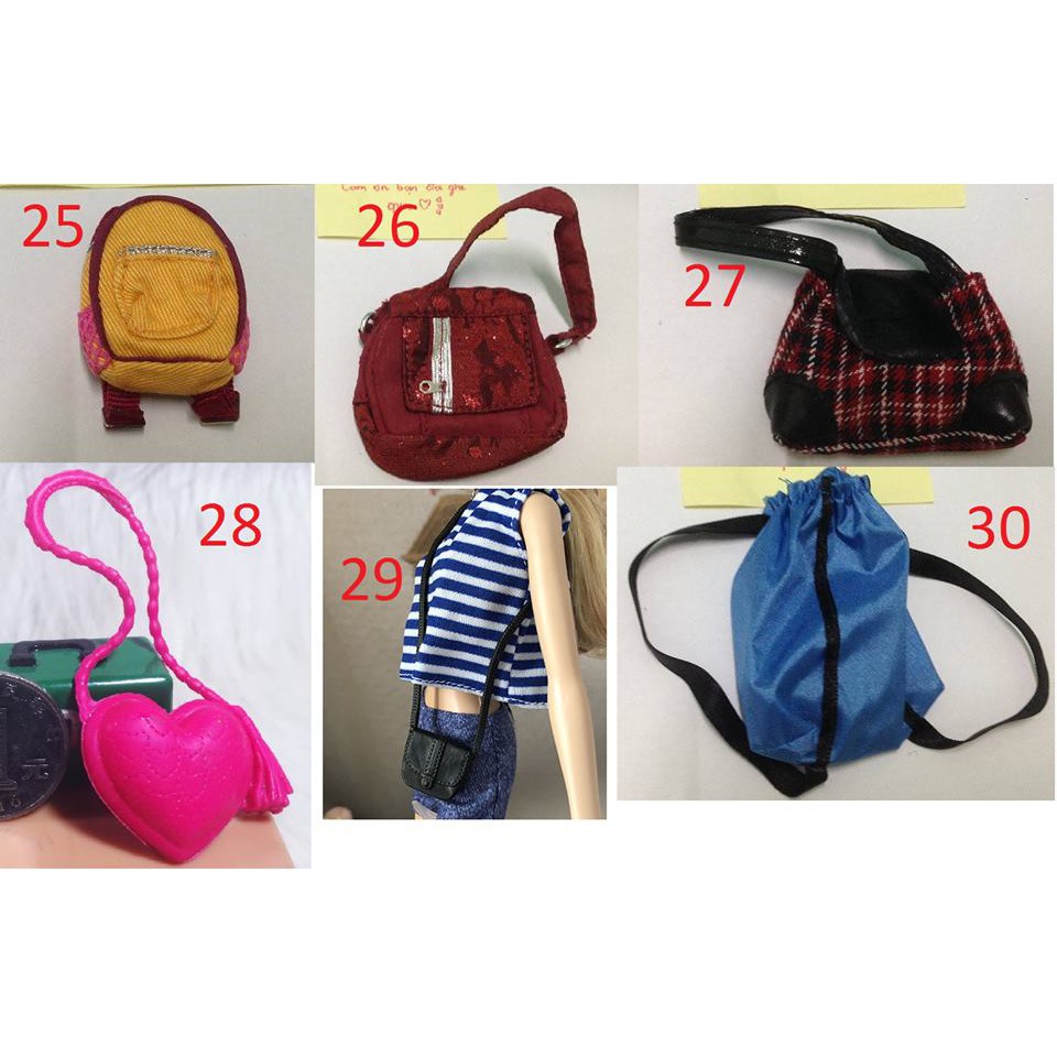 Túi chính hãng cho Barbie, Xinyi, Kexin