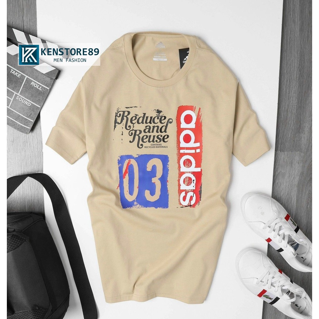 Áo thun nam cổ tròn AD 03 phong cách vải cotton KENSTORE89 ATV217