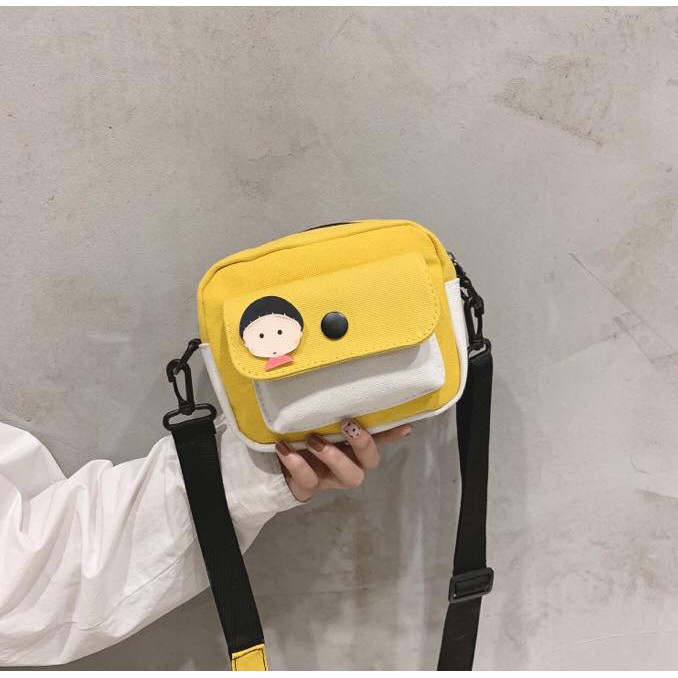 Túi đeo chéo minibag Maruko cute Unisex đẹp giá rẻ