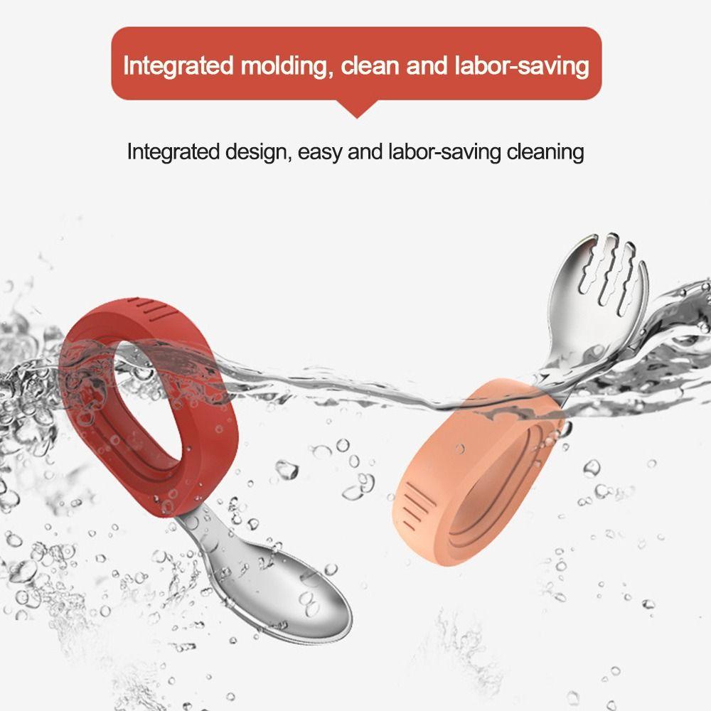 Bộ Muỗng Nĩa Chất Liệu Inox 1 Cho Bé