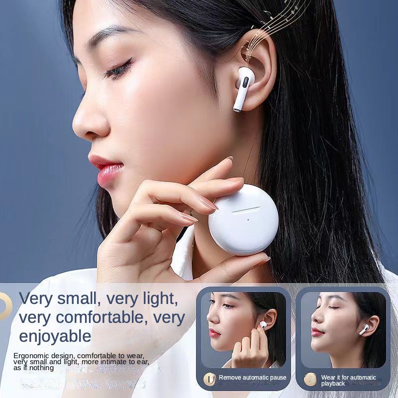 Tai nghe Bluetooth không dây TWS Pro6, Pro9 cảm ứng vân tay, thiết kế nhỏ gọn