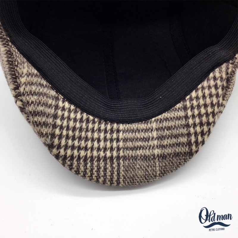 Mũ Nồi Caro, Nón Nam Beret Chất Liệu Dạ Cao Cấp Dành Cho Nam, Phong Cách Đàn Ông Lịch Lãm, Hàn Quốc, Retro, Vintage