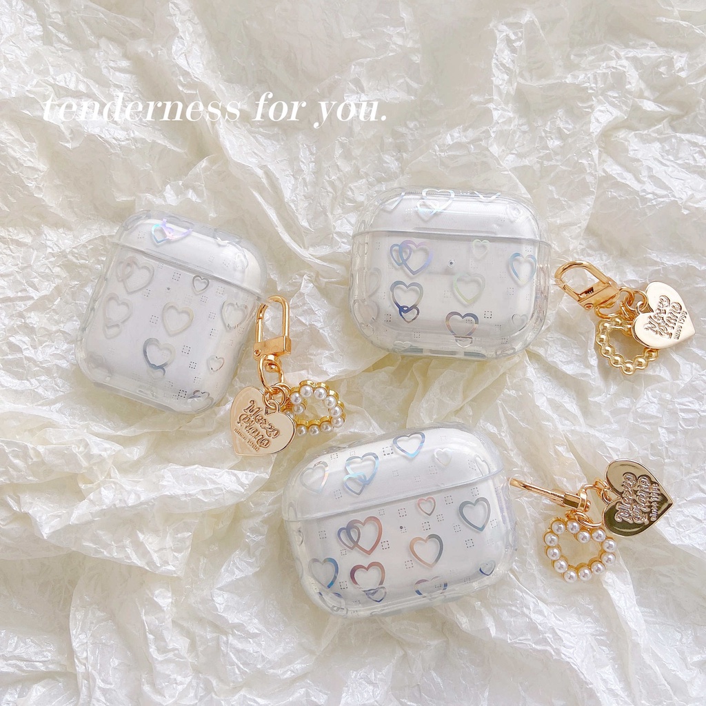 Vỏ Bảo Vệ Hộp Sạc Tai Nghe AirPods3gen AirPods3 Màu Laser Trong Suốt Thời Trang 2021 Ốp