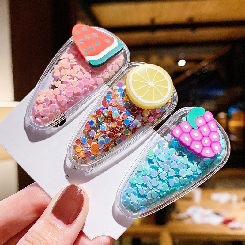 Kẹp Tóc Hình Trái Cây Xinh Xắn Cho Bé Gái