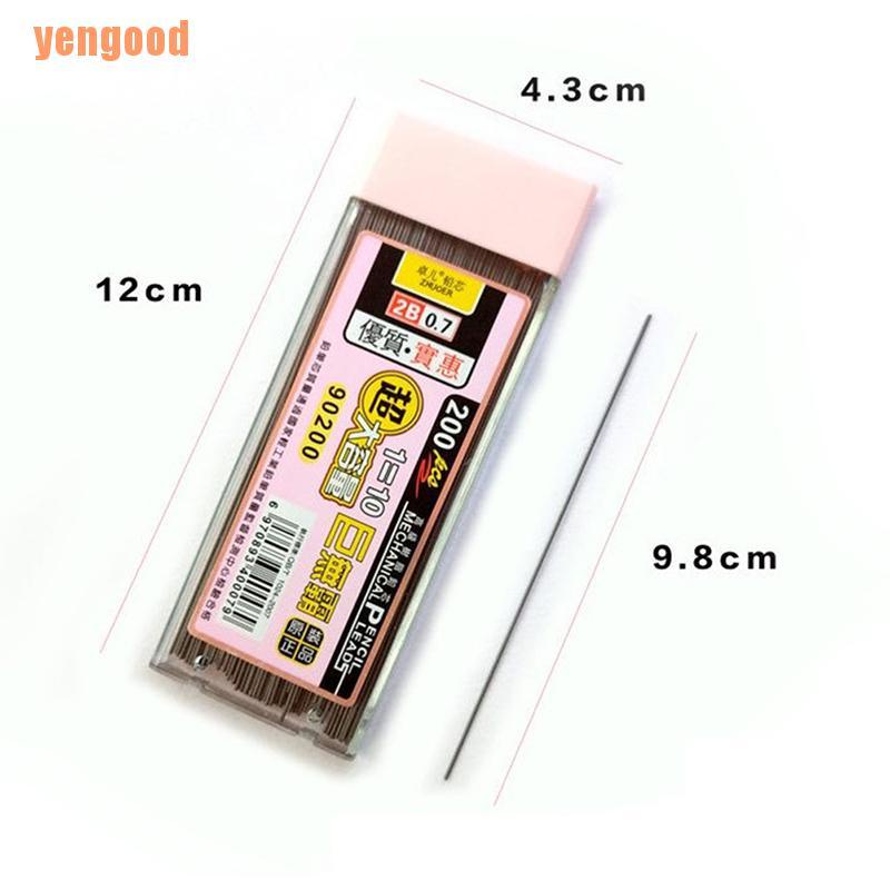 Hộp 200 Bút Chì Tự Động 2b Chất Lượng Cao