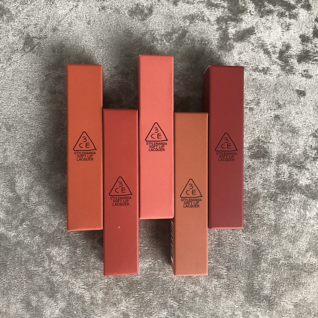 (Auth) Son kem lì 3ce Soft Lip Lacquer