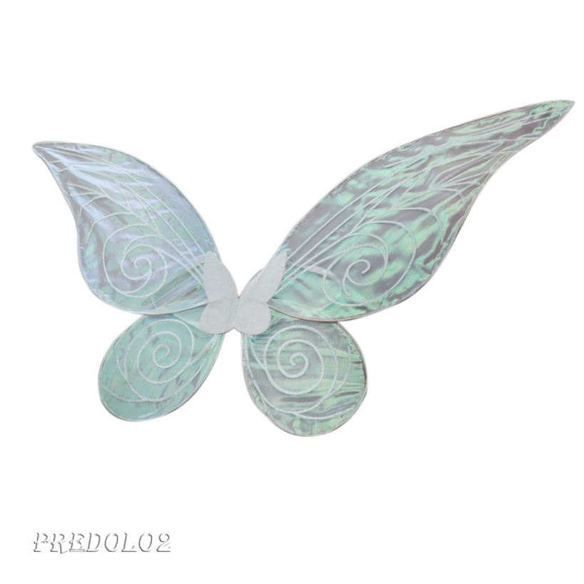 Shiny Butterfly Angel Fairy Wing Party Fancy Dress Green Adult