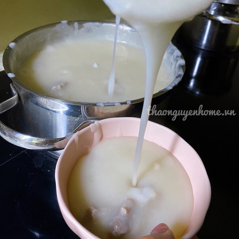 Bột nấu cháo sườn, dinh dưỡng cho bé ăn dặm và gia đình