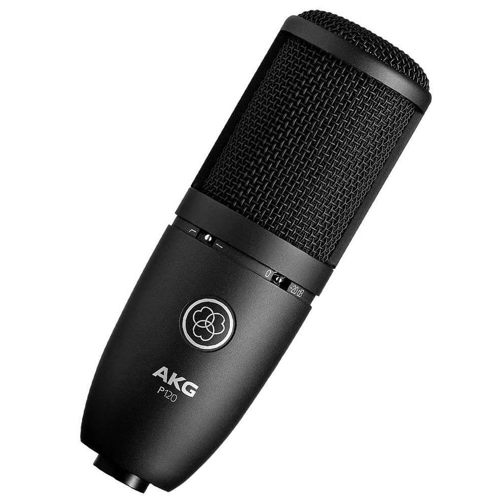 Mic Thu Âm AKG P120 Hàng Chính Hãng Chuyên Dành Cho Phòng Thu , Âm , Lồng Tiếng , Thu Vocal . Chế Độ Lọc Tạp Âm Cực Tốt