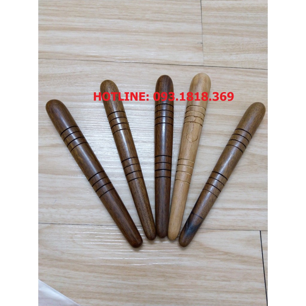 Cây ấn huyệt massage mặt 2 đầu (Bằng gỗ) | BigBuy360 - bigbuy360.vn