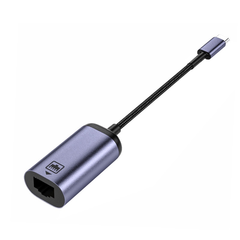 Dây Cáp Mạng Lan RJ45 Chuyển Đổi USB Type-C Sang USB 100Mbps H7
